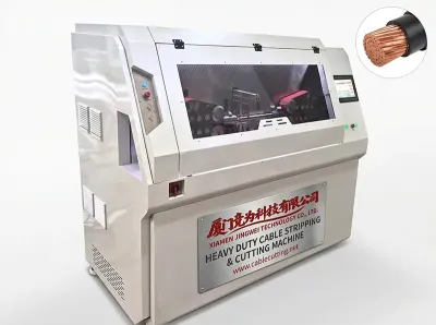 เครื่องปอกตัดสายเคเบิลงานหนักอัตโนมัติ WPM-10-300mm และ WPM-10-400mm - เครื่องปอกสายไฟอัตโนมัติ