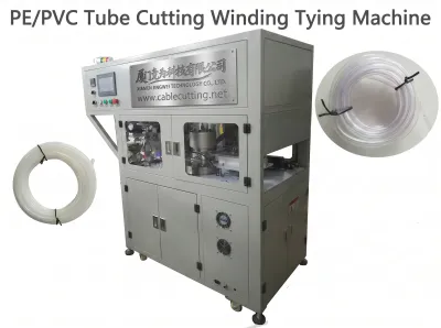 เครื่องตัดม้วนผูกท่อ PVC ยืดหยุ่นอัตโนมัติ WPM-02SL - เครื่องม้วนและมัดสายเคเบิล