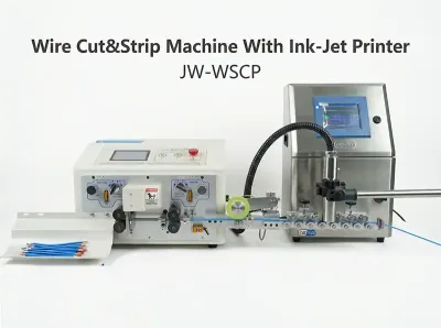 เครื่องตัดและปอกสายไฟพร้อมเครื่องพิมพ์อิงค์เจ็ท JW-WSCP - เครื่องตัดและปอกสายไฟ
