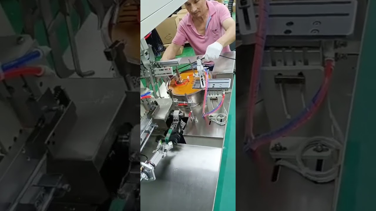 เครื่องพันและมัดสายเคเบิลอัตโนมัติความเร็วสูงประสิทธิภาพสูง สำหรับสายส่งสัญญาณต่างๆ