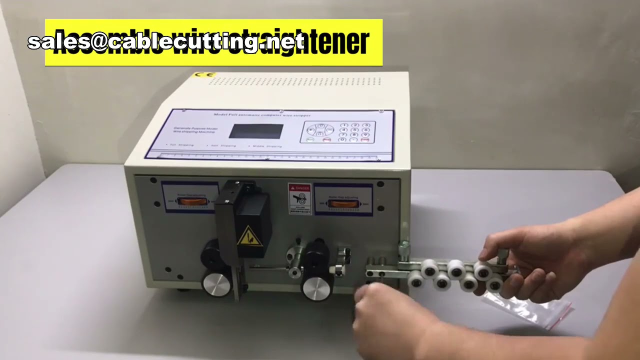 เครื่องตัดและปอกสายไฟกลมบางแบบไฟฟ้า | เครื่องปอกสายไฟอัตโนมัติคุณภาพสูง