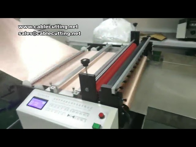 เครื่องตัดและเฉือนผ้า PVC และผ้าไม่ทออัตโนมัติ แนวนอนและแนวตั้ง เครื่องป้อนอัตโนมัติ