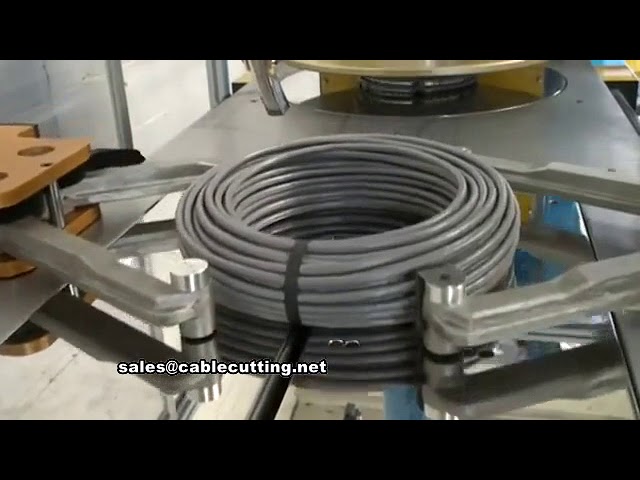 เครื่องม้วนและรัดท่ออัตโนมัติสำหรับท่อ | ระบบบรรจุภัณฑ์อัตโนมัติ