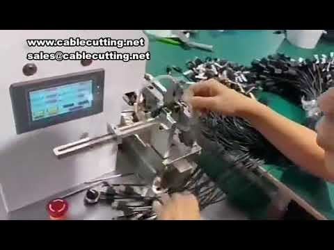 เครื่องพับและติดฉลากสายไฟอัตโนมัติ | สำหรับสายท่อกลม สายของเหลว สายข้อมูล