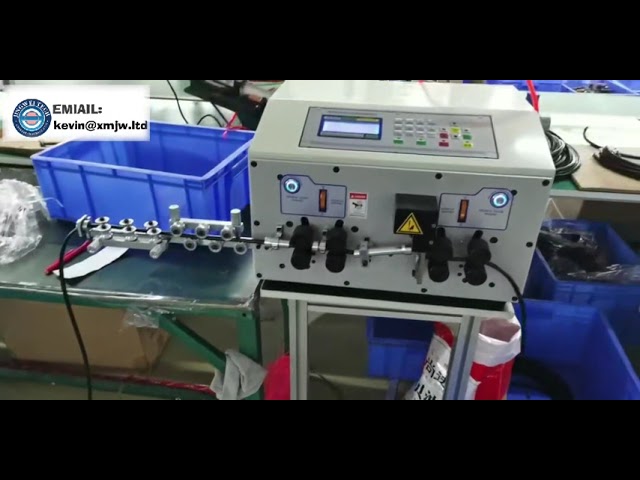 เครื่องปอกสายไฟ PVC หุ้มปลอดภัย ความเร็วสูง สำหรับผลิตสายเคเบิลคุณภาพ