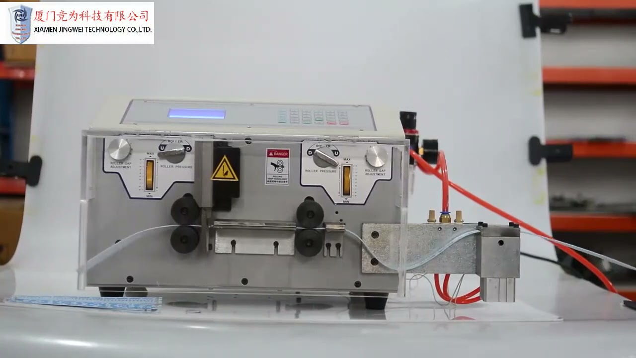 เครื่องปอกสายไฟแบบปรับขนาดแม่นยำ ปอกและตัดสายเคเบิลในเครื่องเดียว