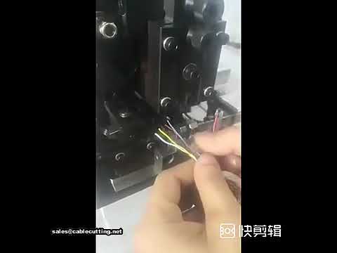 เครื่องตัดเปลือยสายไฟเดี่ยวอัตโนมัติ พร้อมเครื่อง Crimp ขั้วต่อ | ผู้ผลิตคุณภาพสูง