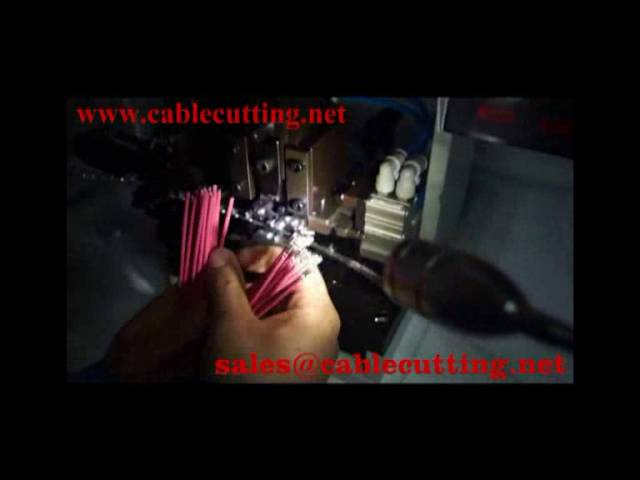 เครื่องปอกสายไฟและ Crimping กึ่งอัตโนมัติ WPM-2008-A2 (Side Feed)