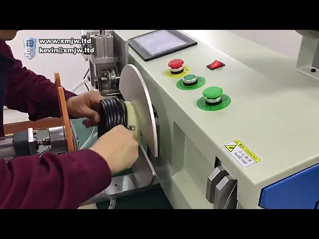 เครื่องผลิตสายรัดไนลอนอัตโนมัติ เครื่องมัดสายไฟ เครื่องพันขดลวด