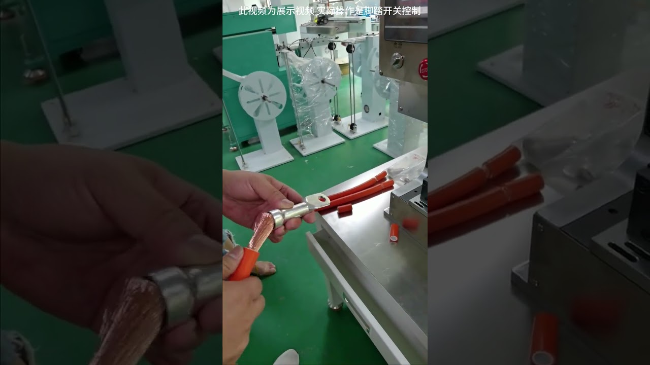 เครื่องเทอร์มินัลฟูลเซอร์โว 30T พร้อมระบบ Customer Proofing | เครื่องจักรโรงงานอัตโนมัติ