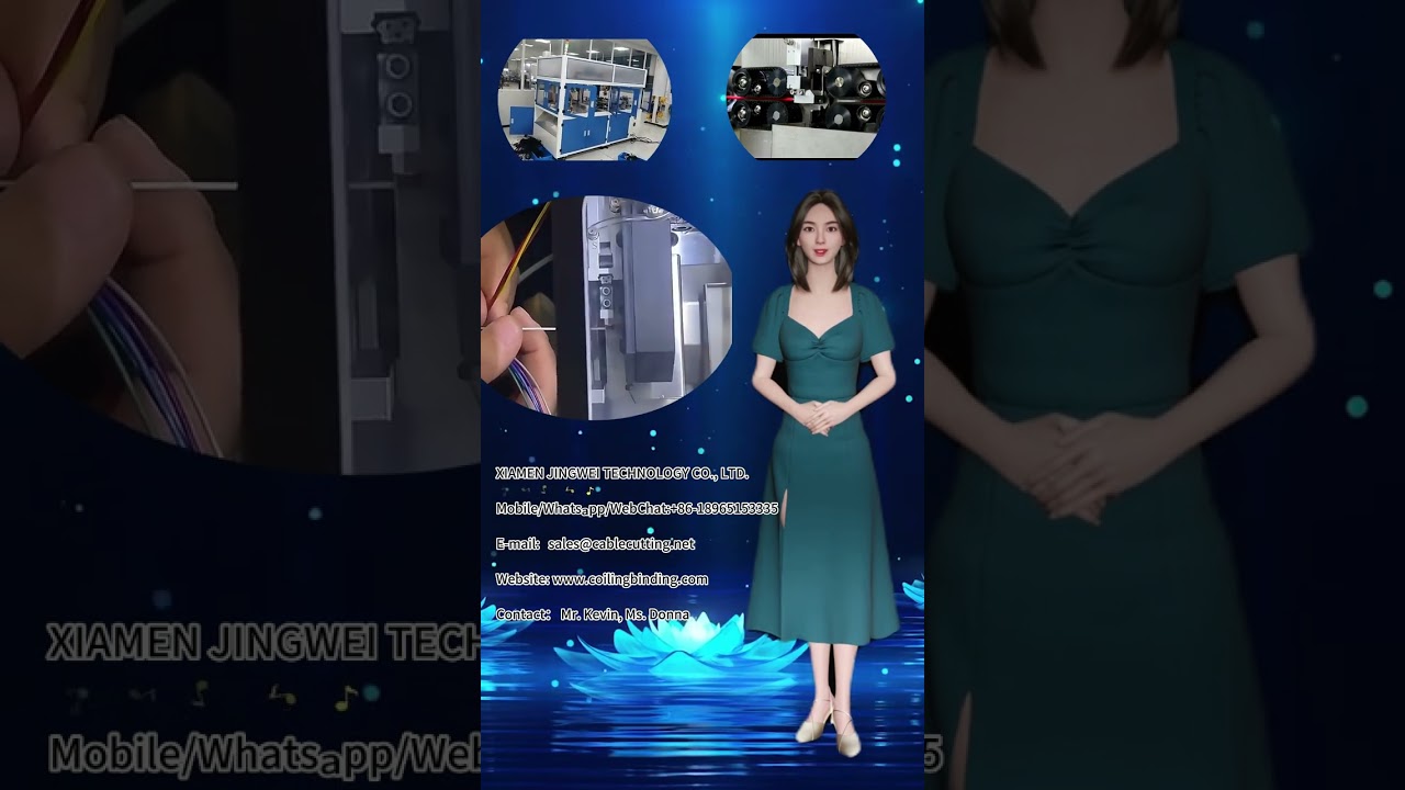 เครื่องย้ำขั้วต่อสายไฟแบบกึ่งอัตโนมัติเซอร์โว ปอกและย้ำขั้วต่อห่วงเทอร์มินอล หางปลา