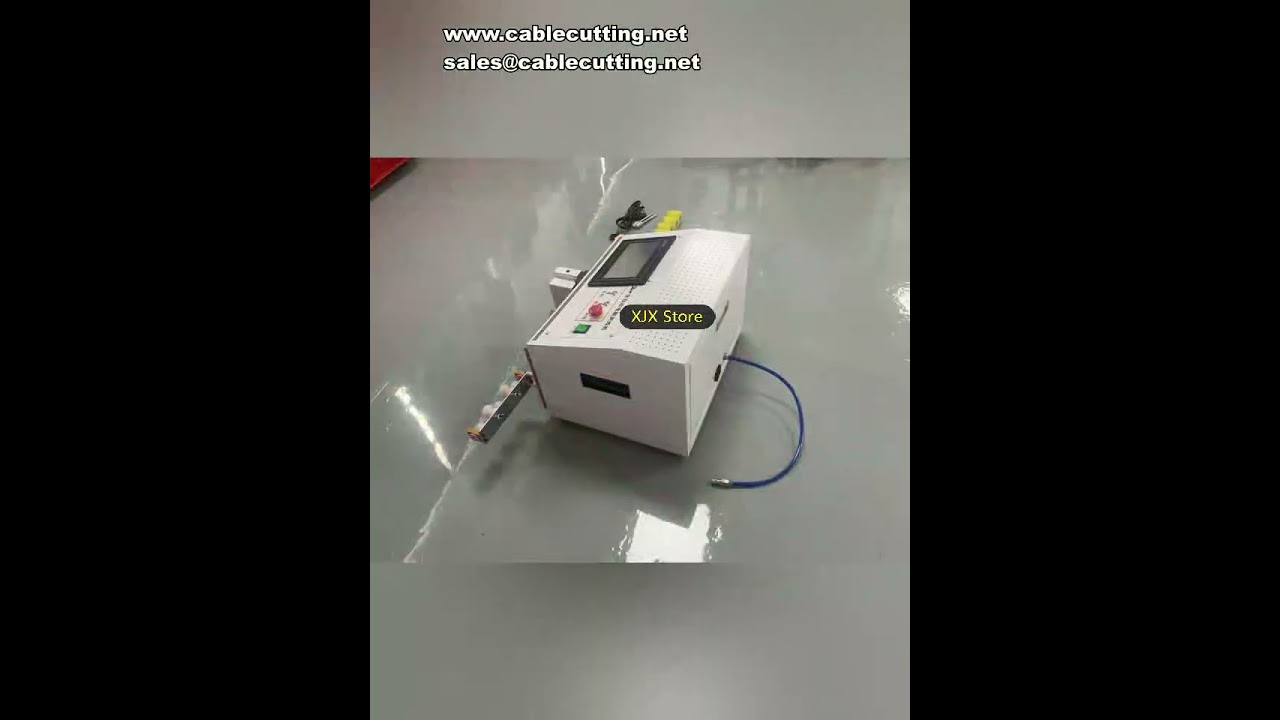 เครื่องตัดและปอกสายไฟอัตโนมัติ 550W จอสัมผัส รองรับสาย 0.3-10 ตร.มม. แบบปรับได้