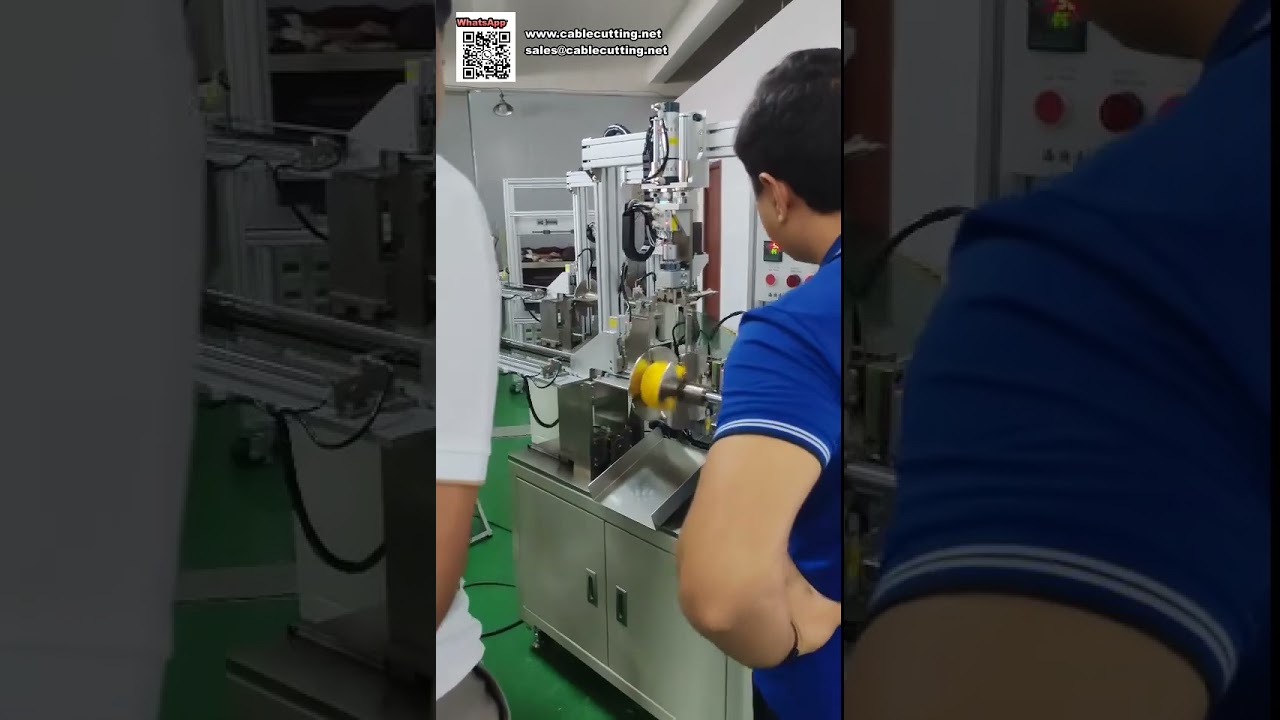 เครื่องมัดเชือกอัตโนมัติสำหรับอุตสาหกรรม สายการผลิตม้วนและบรรจุเชือก