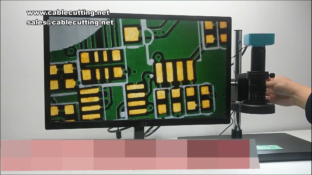 กล้องจุลทรรศน์ 4K ความละเอียดสูง พร้อมกล้องวัดอุตสาหกรรมดิจิทัล สำหรับการซ่อมและตรวจสอบ