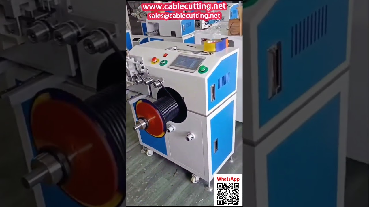เครื่องม้วนสายไฟและสายเคเบิลอัตโนมัติ พร้อมมิเตอร์วัดความยาวแม่นยำ | เพิ่มประสิทธิภาพการบรรจุ