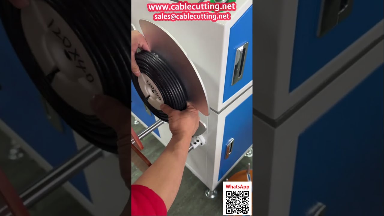 เครื่องม้วนและนับสายไฟอัตโนมัติ – ระบบรีวินด์แยกม้วนใหญ่เป็นม้วนเล็ก