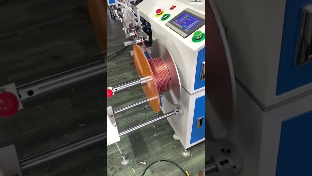 122 เครื่องวัดและตัดสายลำโพงอัตโนมัติ พร้อมจัดเรียงอย่างเป็นระบบ