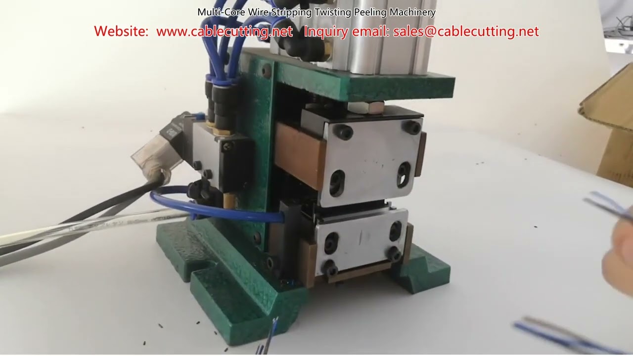 เครื่องจักรลอกคราบ บิดเกลียว และปอกสายไฟแบบหลายแกน เพิ่มประสิทธิภาพการผลิต