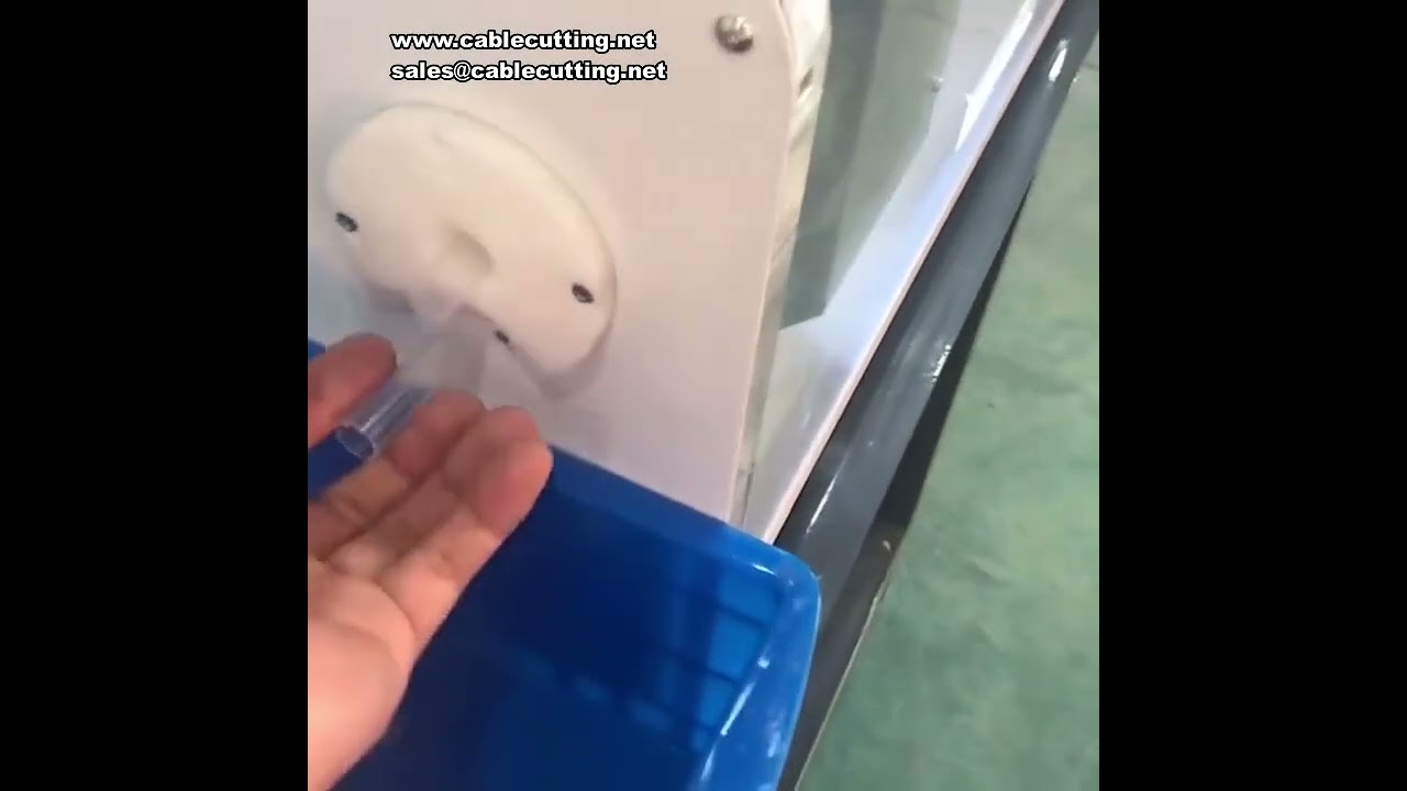 เครื่องตัดท่อลูกฟูก 1000W ตัดท่อพลาสติกเส้นผ่านศูนย์กลาง 4-32mm ความยาว 5-9999mm รุ่น 120G