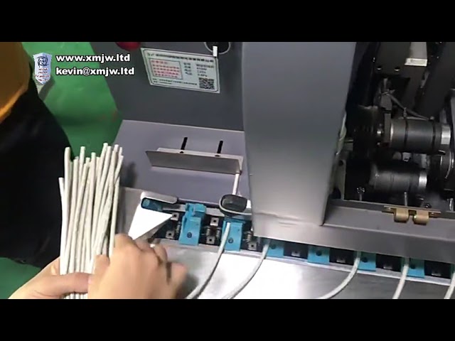 เครื่องปอกผิวสายไฟถักทางการแพทย์อัตโนมัติ พร้อมฟังก์ชันบิดแม่นยำ