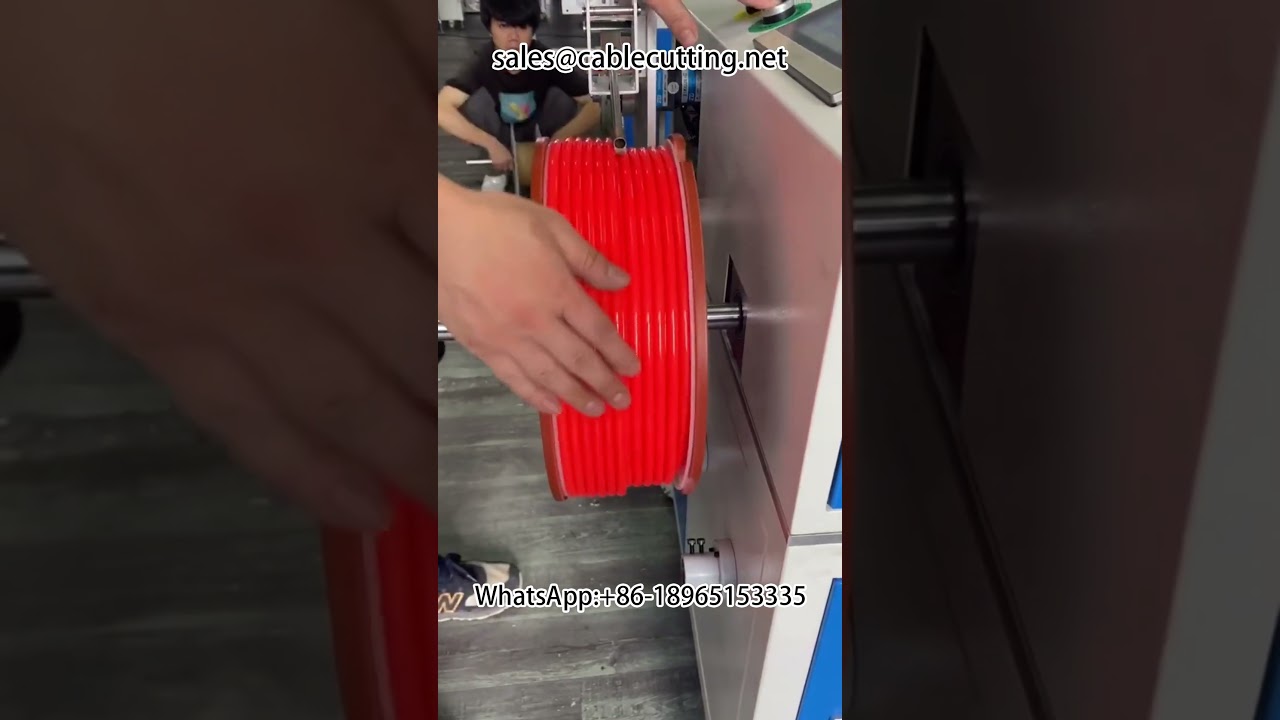 เครื่องนับและม้วนสายเคเบิลด้วยท่อลม | เครื่องจักรสายไฟ | เครื่องม้วนสายไฟอัตโนมัติ