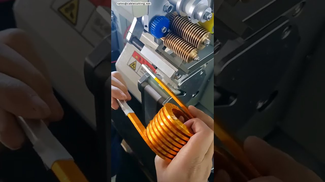 เครื่องพันเทปจุดสำหรับสายรัด | เครื่องพันเทปสายรัดในโรงงาน CNC #เครื่องจักร #โรงงาน #cnc