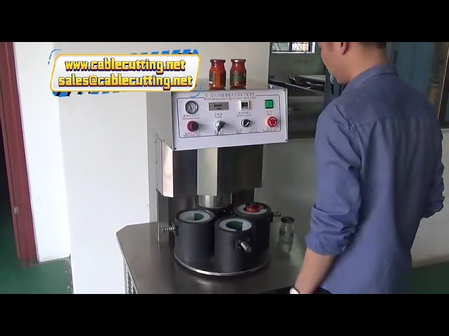 เครื่องปิดฝาขวดแก้วสูญญากาศ 4 หัว อัตโนมัติ - เพิ่มประสิทธิภาพการปิดผนึก