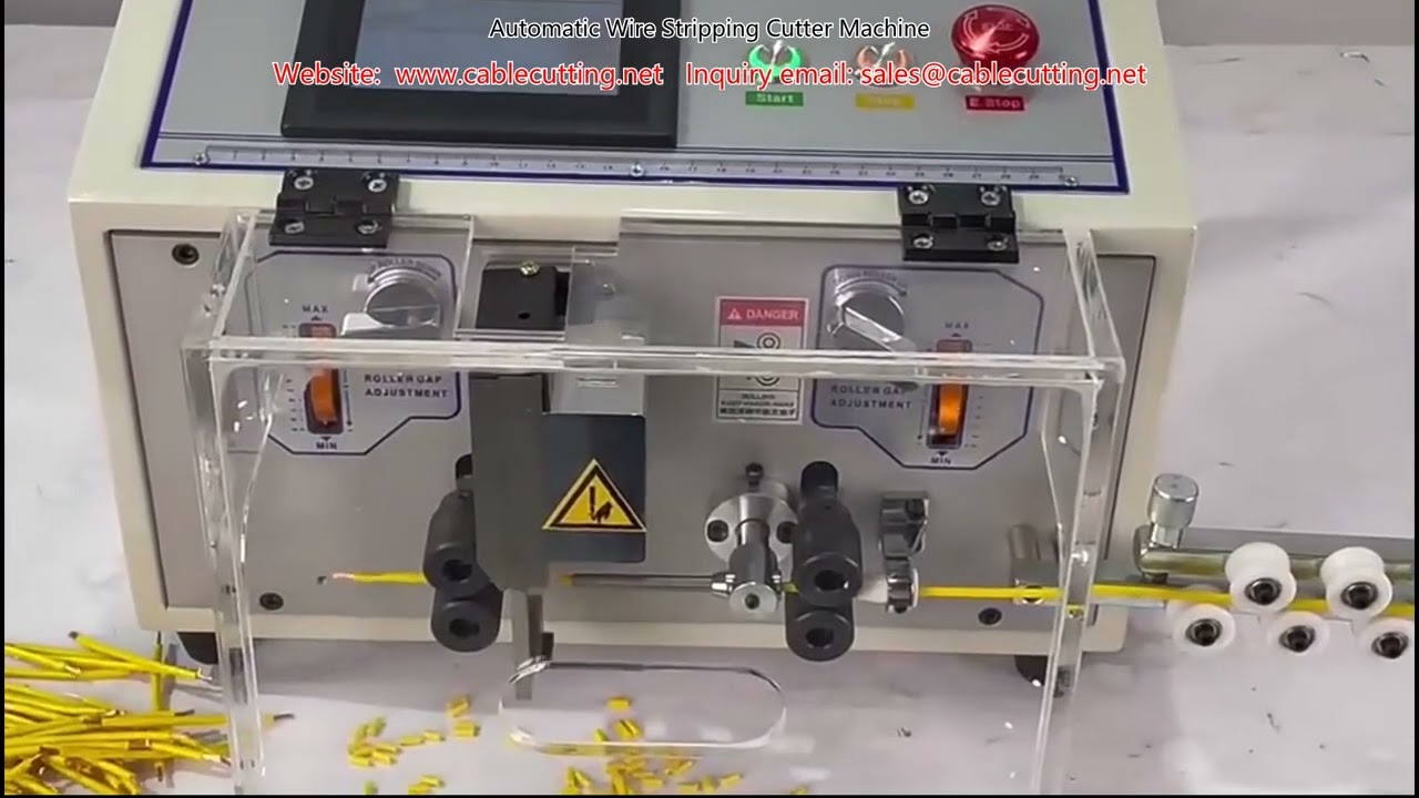 เครื่องตัดปอกสายไฟอัตโนมัติ ความเร็วสูง แม่นยำไร้ที่ติ