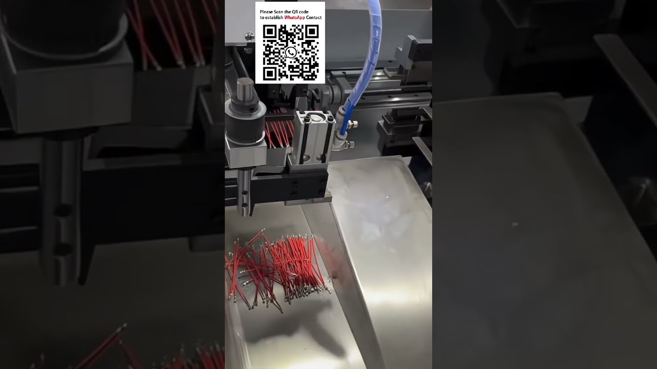 เครื่องจีบสายไฟสองหัวแบบเซอร์โว ผลิตงาน 1-8 เส้น | สายการผลิตอัจฉริยะ #SmartManufacturing