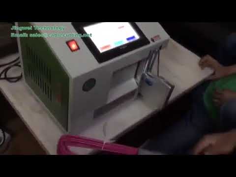 เครื่องมัดถุงขนมปังปอนด์ด้วยริบบิ้นโลหะอัตโนมัติ | เครื่องบรรจุภัณฑ์ริบบิ้นโลหะ