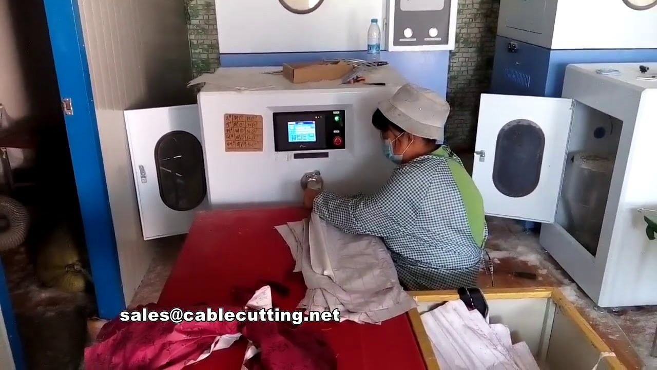 เครื่องบรรจุไส้ผ้านวมและไส้หมอนอัตโนมัติ พร้อมระบบชั่งน้ำหนักขนเป็ด