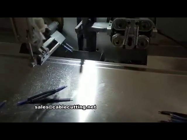 เครื่องจักรตัด ลอก Crimp บิด และชุบดีบุกสายไฟอัตโนมัติ ครบวงจร