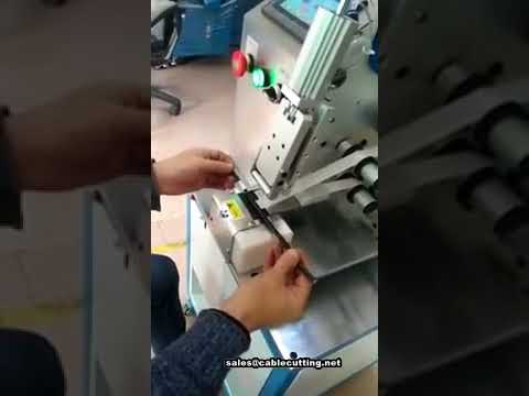 เครื่องติดฉลากวงกลมสายไฟอัตโนมัติ | เครื่องปิดฉลากสายไฟประสิทธิภาพสูง