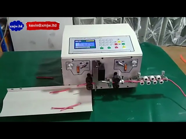 เครื่องปอกและตัดสายไฟ THHN TFFN อัตโนมัติประสิทธิภาพสูง | เครื่องจักรสายเคเบิล