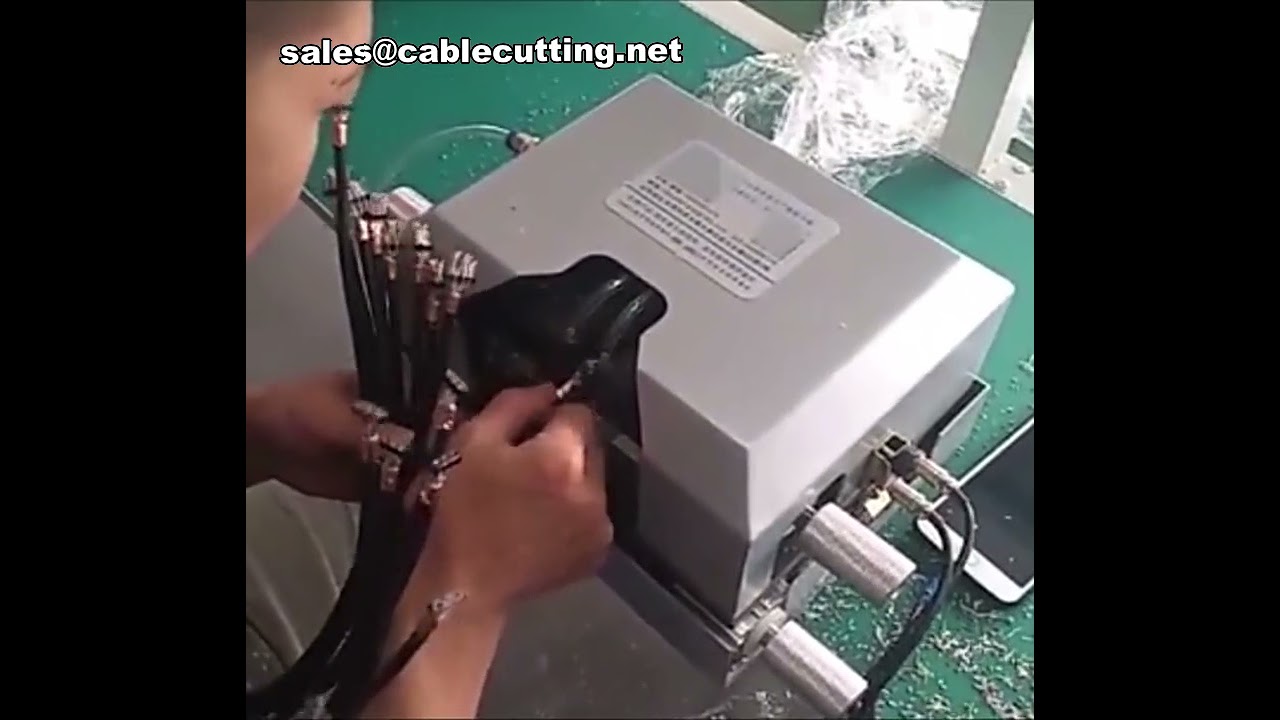 เครื่องปอกสายไฟมัลติคอร์ สายเคเบิลแบบขนาน และสายข้อมูล VGADVI | เครื่องลอกสายไฟอัตโนมัติ