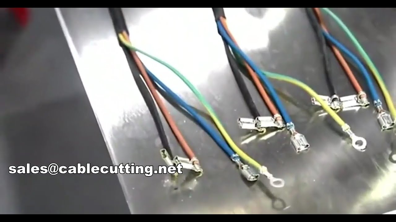 เครื่อง Crimp สายไฟอัตโนมัติ WPM-555 รองรับขั้วต่อหลากหลาย ปรับความยาวสายได้