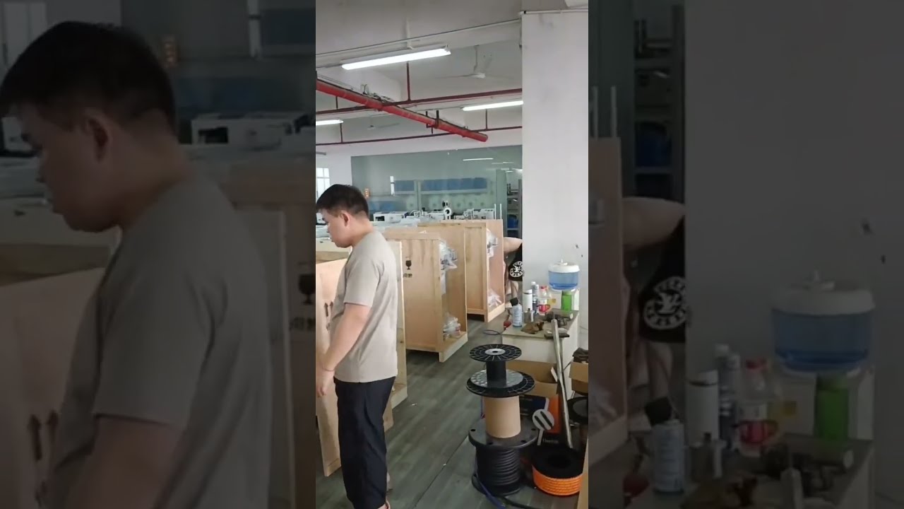 เครื่องม้วนสายไฟและท่ออัตโนมัติ พร้อมระบบนับเมตร | เครื่องจักรโรงงาน #machine #factory