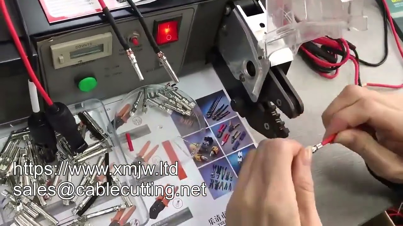 เครื่อง crimp ขั้วต่อไฟฟ้า 220V/110V รุ่นปรับแรงดันได้ ใช้งานกับขั้วต่อหลากหลายชนิด ประสิทธิภาพสูง