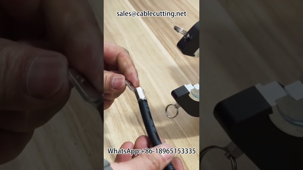 เครื่องรีดหัวทองแดงหกเหลี่ยมไฟฟ้า ระบบอัตโนมัติสำหรับงานสายไฟ | เครื่อง Crimp หัวเทอร์มินอล