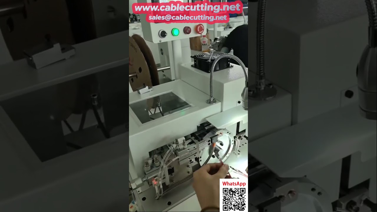 เครื่องประมวลผลท่อหดความร้อนแบบหลายสายอัตโนมัติ – เพิ่มประสิทธิภาพการผลิตสายไฟ