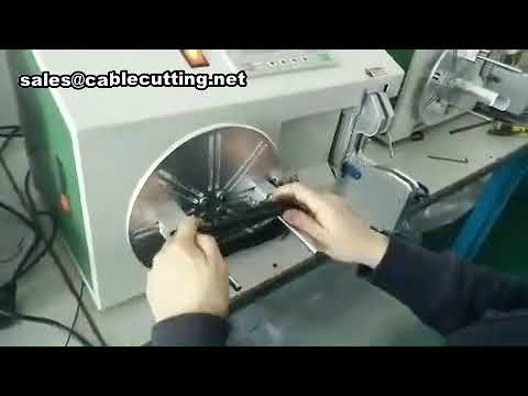 เครื่องพันขดลวดมอเตอร์ไฟฟ้าอัตโนมัติ พร้อมระบบมัดสายเคเบิล | เครื่องม้วนสายไฟอัตโนมัติ