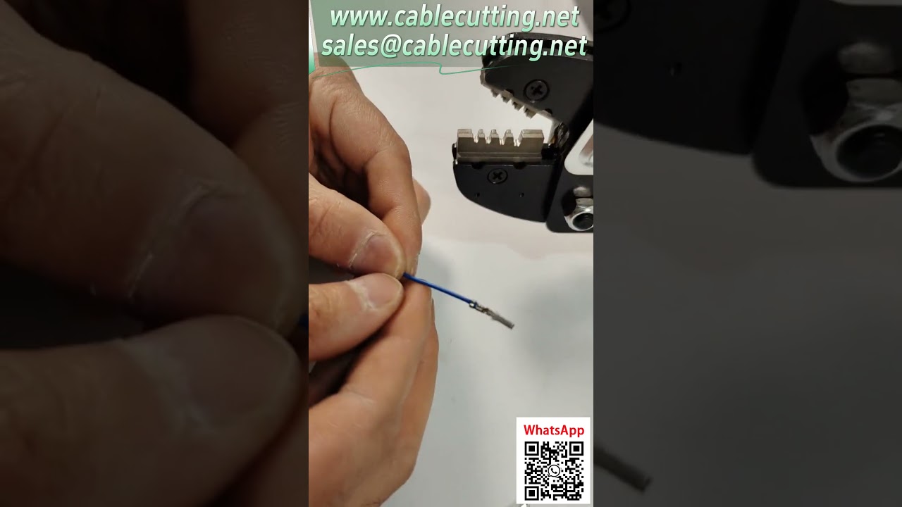 เครื่องกดขั้วต่อไฟฟ้า เปลี่ยนแม่พิมพ์สำหรับกดขั้วต่อ Molex 43030-0001 #งานกดขั้วต่อระดับมืออาชีพ
