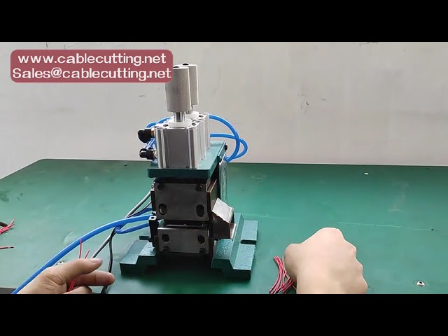 เครื่องปอกสายไฟลม (Pneumatic Wire Stripper) อุปกรณ์ผลิตสายเคเบิลคุณภาพสูง