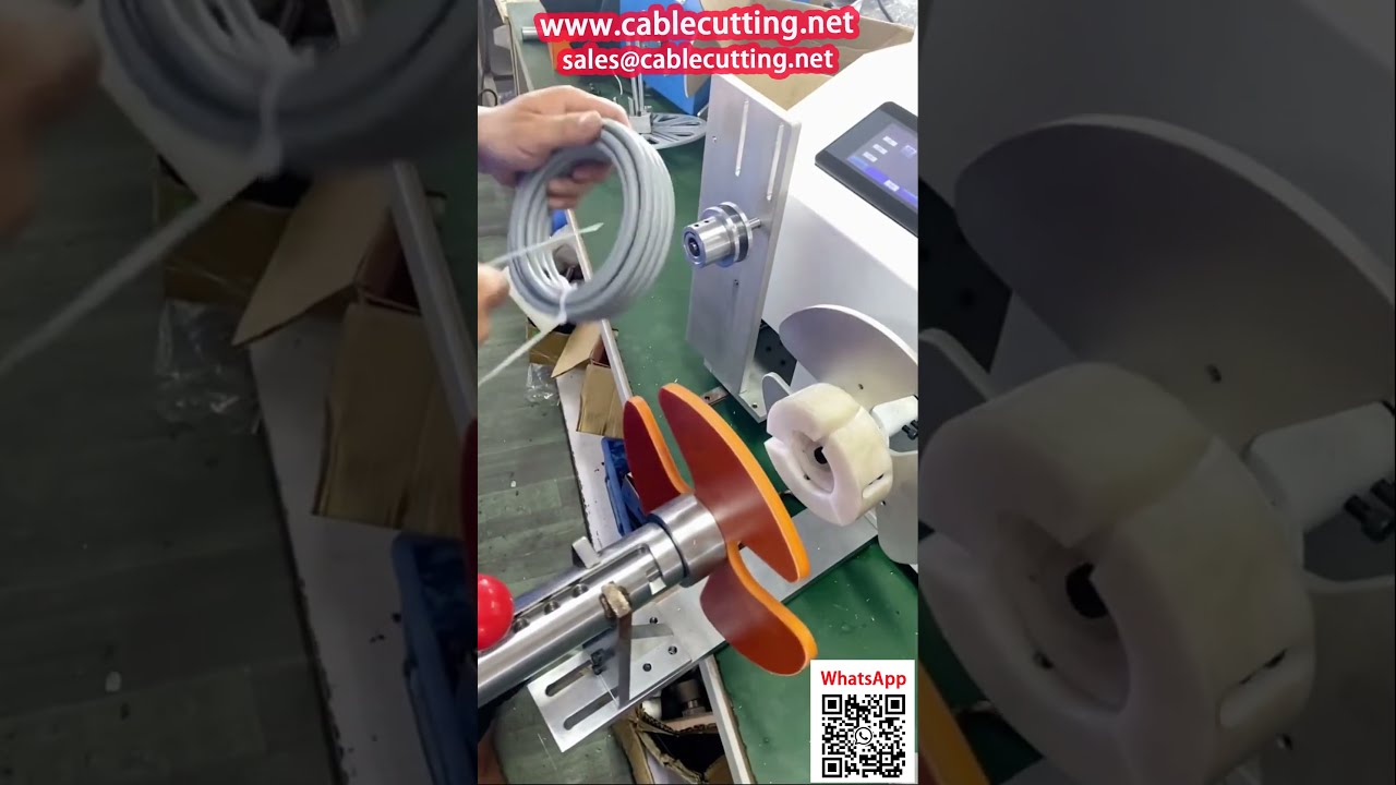 เครื่องพันสายไฟอัตโนมัติระบบจัดแนวพร้อมเก็บปลายสาย | ลดการพันกัน เพิ่มประสิทธิภาพ