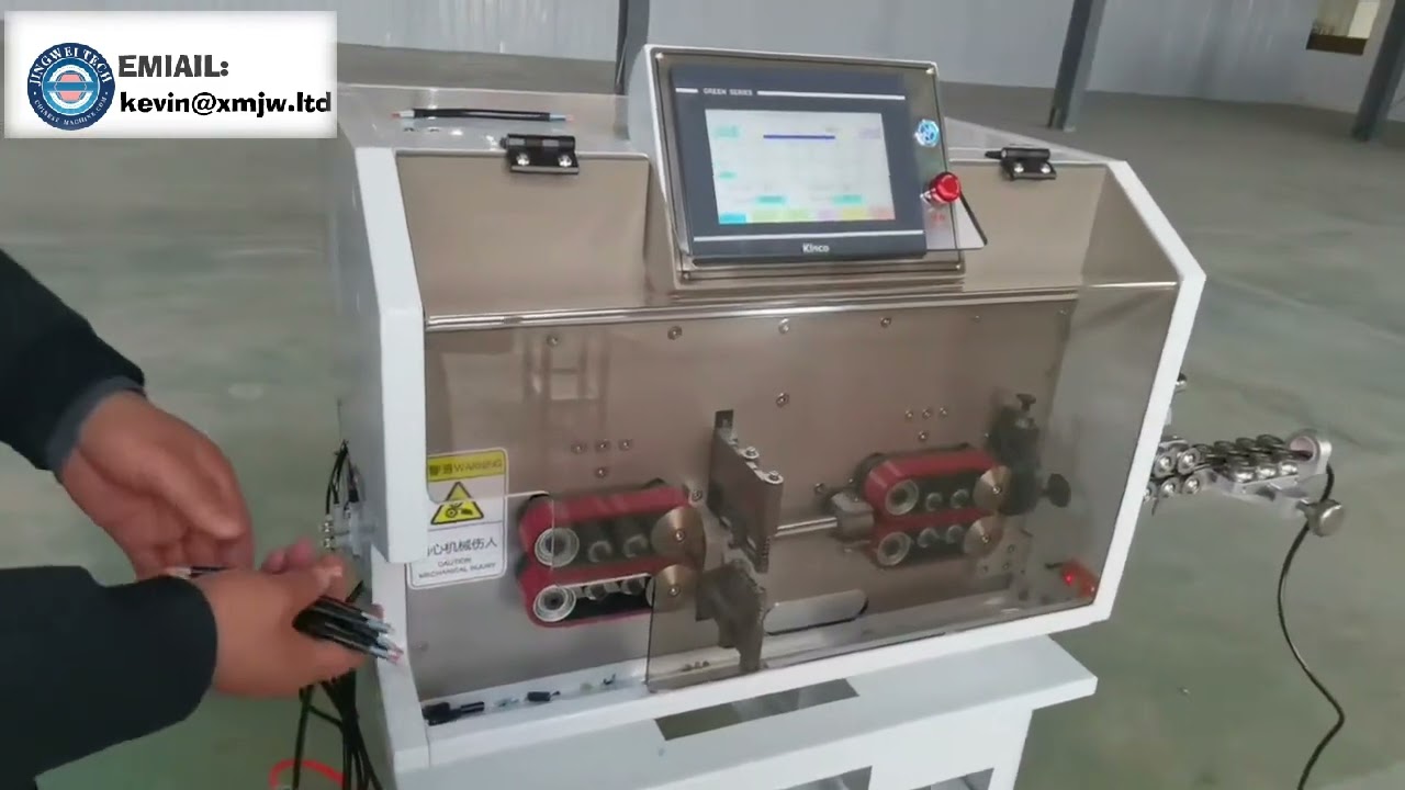 Sw Max150 Fully Double End Strip Fully Automatic Power Cable Stripping Machine New energy cable cut