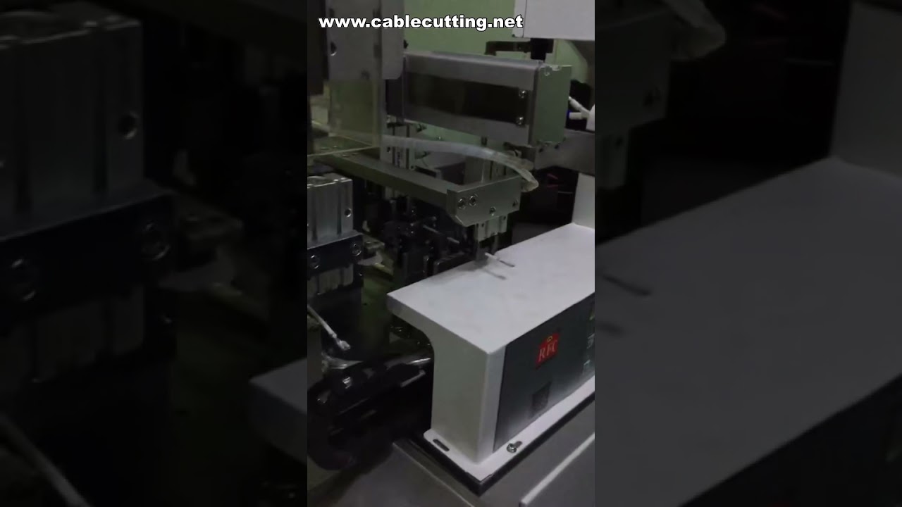 เครื่องปอกสายไฟอัตโนมัติ พร้อมคริมพ์ขั้วต่อเทอร์มินัล | เครื่องตัดและคริมพ์สายไฟไฟฟ้า