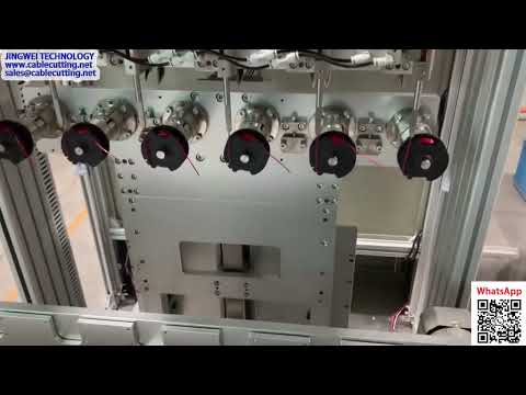 เครื่องพันคอยล์อัตโนมัติ 6 หัว (Six Spindle) สำหรับพันไส้เอ็นหัวตัดหญ้า ความเร็วสูง