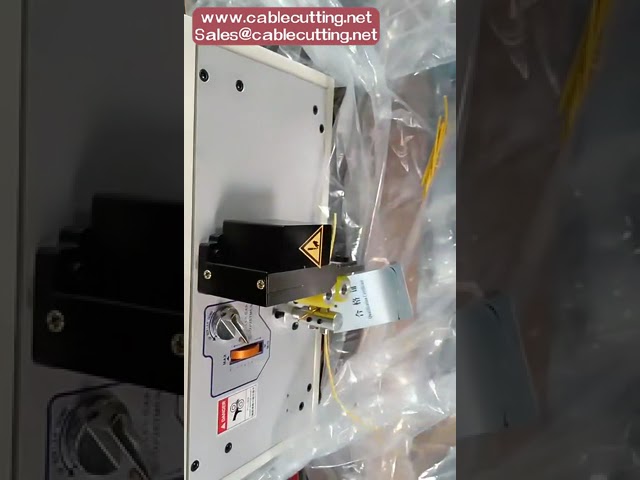 เครื่องตัดท่ออัตโนมัติ 200W ตัดปลอกสายไฟ ขับเคลื่อน2ล้อ 220V/110V สำหรับสายเคเบิล