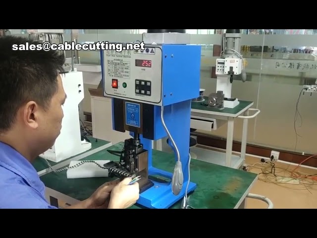 เครื่องย้ำหัวสายไฟอัตโนมัติประสิทธิภาพสูง | เครื่องย้ำขั้วต่อสายไฟสำหรับอุตสาหกรรม