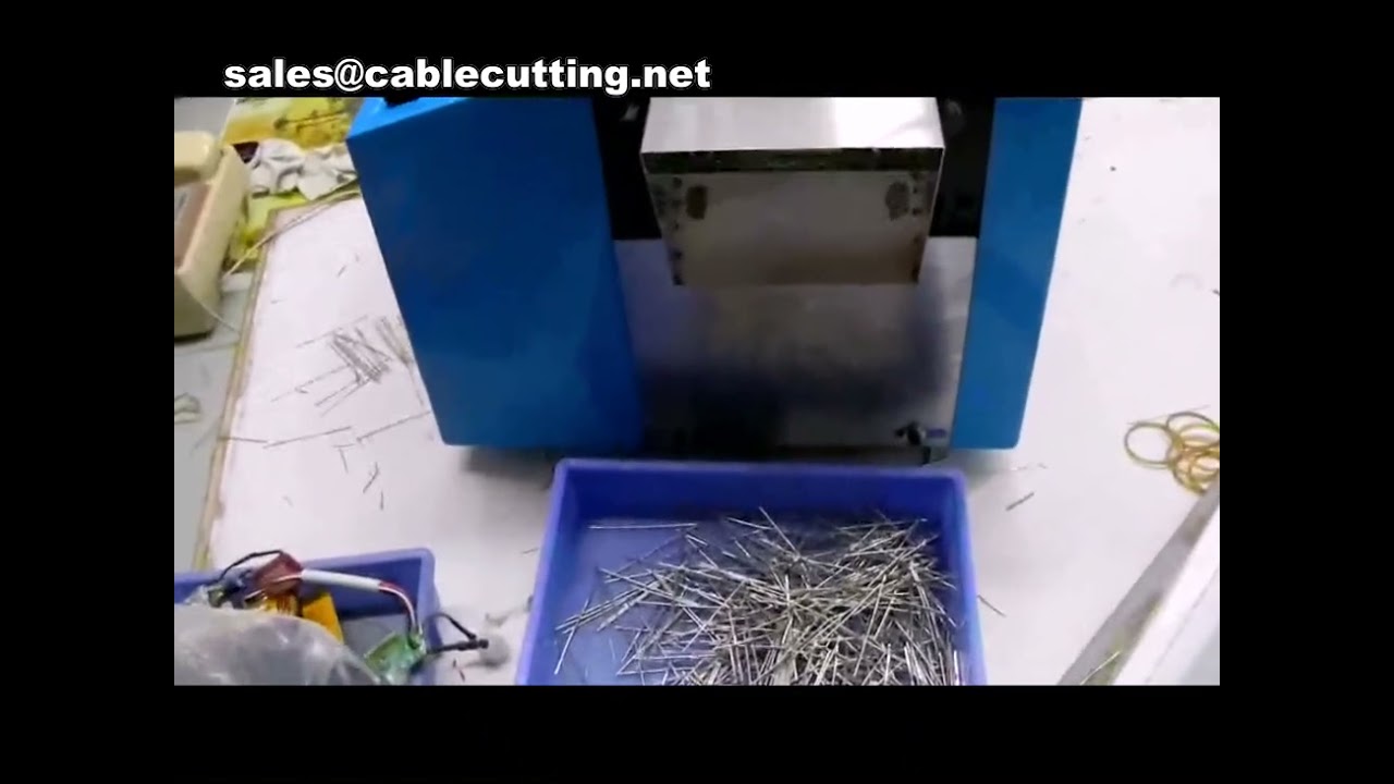 เครื่องตัดสายสเตนเลสอัตโนมัติประสิทธิภาพสูง | เครื่องตัดลวดสแตนเลสความแม่นยำ